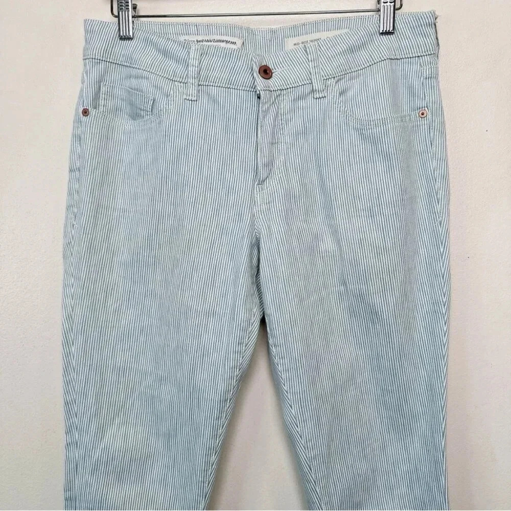 Anthropologie Womens 29 Pilcro Mid Rise Skinny Ankle Jeans - Picture 3 of 16